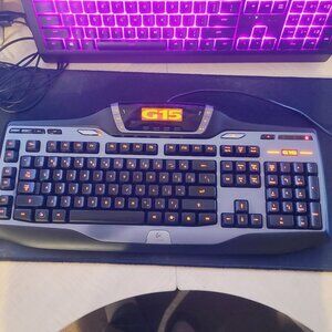 Logitech G15 Y-UW92 USB Gaming Keyboard With LCD Screen QWERTY Standard